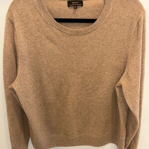 Quince Women's Crewneck Cashmere Sweater - Camel